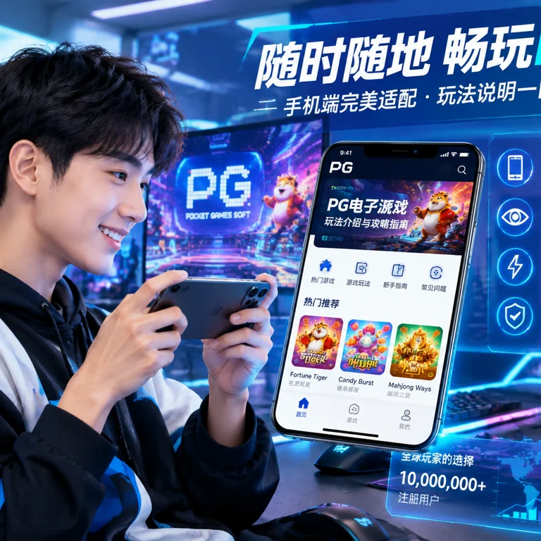 PG电子新手查看游戏玩法说明的场景插画