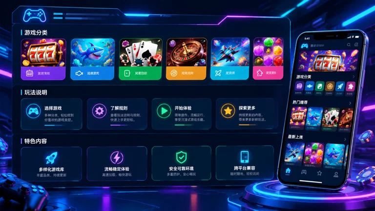 PG电子移动端游戏资讯与试玩界面示意图